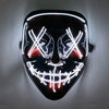 Wireless LED Purge Mask – Glowing Neon Horror Cosplay / Halloween Party Mask