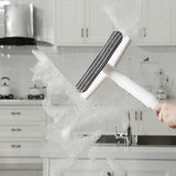 3-in-1 Window Wiper with Spray Bottle & Squeegee – Adjustable Handle for Glass, Mirrors & Car Windows