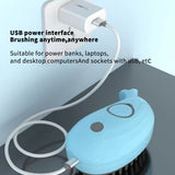 Whale Claw Design Steam Brush for Dogs & Cats – Rechargeable Pet Grooming Tool