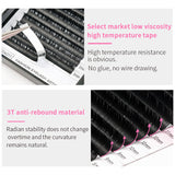 3D Faux Mink Cluster Lashes – D/C Curl Mixed Set (9–15mm)