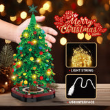 Christmas Tree Building Block Ornament Set – Creative DIY Holiday Toy Decoration Kit