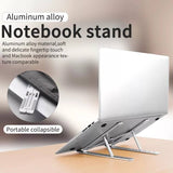 Adjustable Aluminum Laptop Stand – Portable Ergonomic Riser
