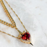 Heart & Sword Necklace