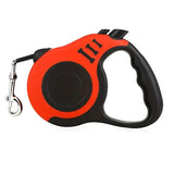Automatic Retractable Dog Leash with Nylon Belt & Grip Handle