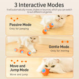 Smart Interactive Rolling Cat Toy Ball – Self-Moving Electric Bounce & Chase Toy for Cats & Small Dogs