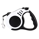 Automatic Retractable Dog Leash with Nylon Belt & Grip Handle