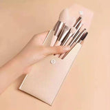 8PCS Makeup Brushes Set – Super Soft Synthetic Brushes with Plastic Handles for Eyeshadow, Blush & Face
