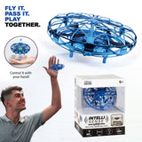 Intelli Sense Motion Sensing UFO Helicopter – Hand-Controlled Hover Helicopter with LED Lights & USB Charger