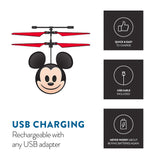 Disney Emoji Mickey Mouse IR UFO Ball Helicopter