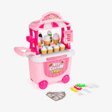 Ice Cream Cart Playset – Kids Dessert Shop & Treat Trolley