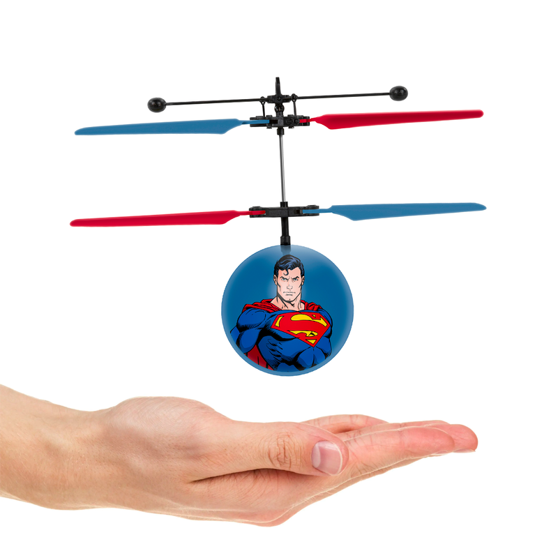 DC Justice League Superman IR UFO Ball Helicopter