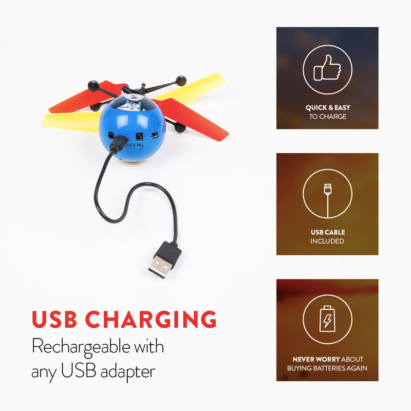 DC Justice League Wonder Woman IR UFO Ball Helicopter