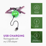 Marvel Avengers Hulk IR UFO Ball Helicopter