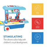 Lil’ Doctor Suitcase Playset – 23 Piece Kids Medical Role-Play Kit