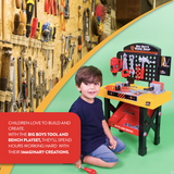 Big Boys Tool & Workbench Playset – 54 Piece Kids Construction Kit