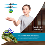 Nickelodeon TMNT Leonardo IR UFO Ball Helicopter