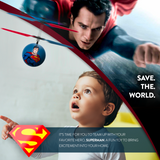 DC Justice League Superman IR UFO Ball Helicopter