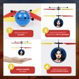 DC Justice League Wonder Woman IR UFO Ball Helicopter