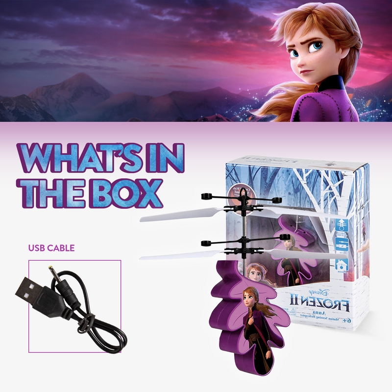 Disney Frozen Anna Motion Sensing IR UFO Ball Helicopter