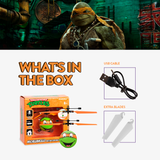 Nickelodeon TMNT Michelangelo IR UFO Ball Helicopter