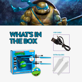 Nickelodeon TMNT Leonardo IR UFO Ball Helicopter