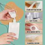 Portable Liquid Cosmetics Reffilable Squeeze Pouch