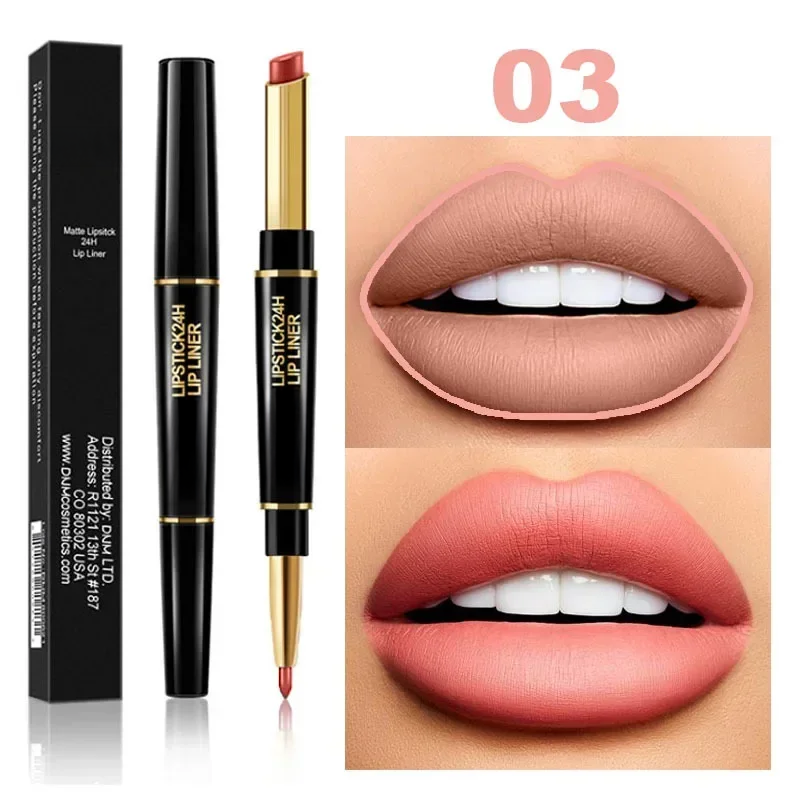 2-in-1 Waterproof Lipstick + Lip Liner