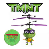 Nickelodeon TMNT 3.5" Big Head Motion Sensing UFO Helicopter Series