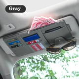 Car Sun Visor Organizer – Multi-Pocket Storage for Sunglasses, Cards, and Phone