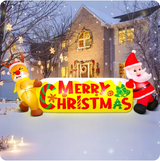 Christmas Inflatable Outdoor Decorations – LED Light-Up Centerpieces