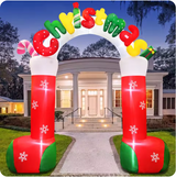 Christmas Inflatable Outdoor Decorations – LED Light-Up Centerpieces