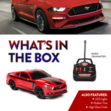Ford Mustang RC American Muscle Car – 1:24 Scale Replica