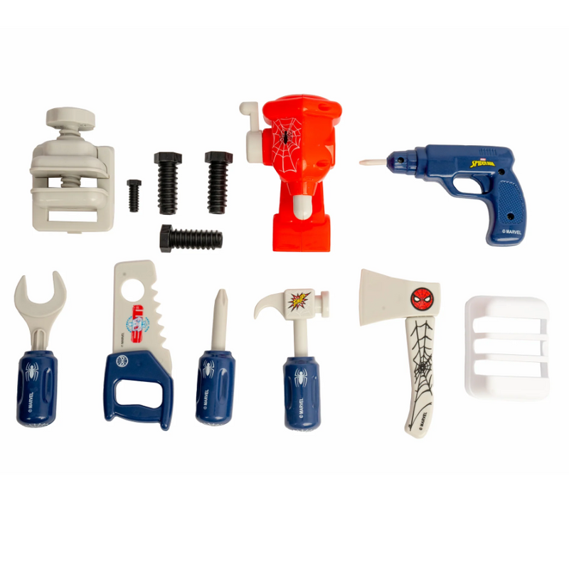 [Marvel] Spider-Man Handyman Luggage – 17 Piece Tool Kit