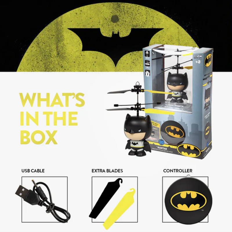 DC Superheroes 3.5" UFO Helicopter Series – Motion Sensor Flying Figures