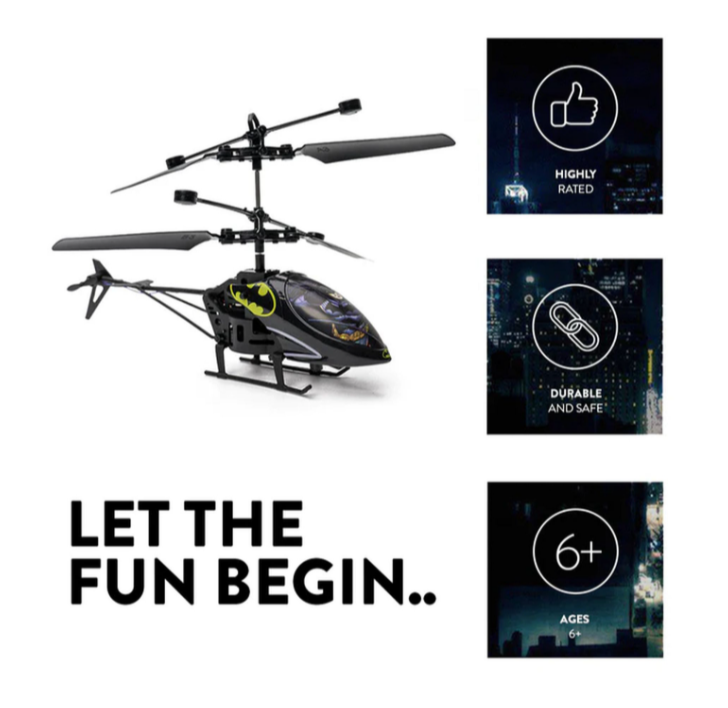 DC Superheroes 2CH IR RC Helicopter Series – Batman, Superman & Wonder Woman