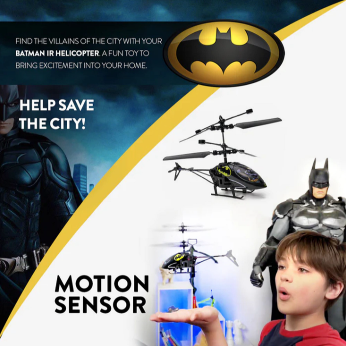 DC Superheroes 2CH IR RC Helicopter Series – Batman, Superman & Wonder Woman