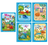 Montessori Magic Water Drawing Book – Reusable Sensory Coloring Activity