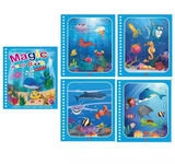 Montessori Magic Water Drawing Book – Reusable Sensory Coloring Activity