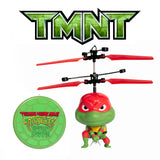 Nickelodeon TMNT 3.5" Big Head Motion Sensing UFO Helicopter Series
