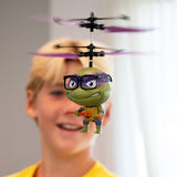 Nickelodeon TMNT 3.5" Big Head Motion Sensing UFO Helicopter Series