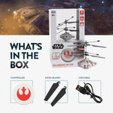 Star Wars Sculpted UFO Helicopter Series - The Mandalorian Flying Figures