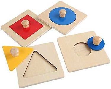 Montessori Baby Toys – Colorful Shape Puzzles
