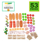 Subway Sandwich Artist Playset – 53 Piece Pretend Restaurant Kit