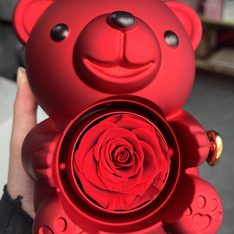 Teddy Bear - Eternal Rose Gifts Box