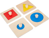 Montessori Baby Toys – Colorful Shape Puzzles
