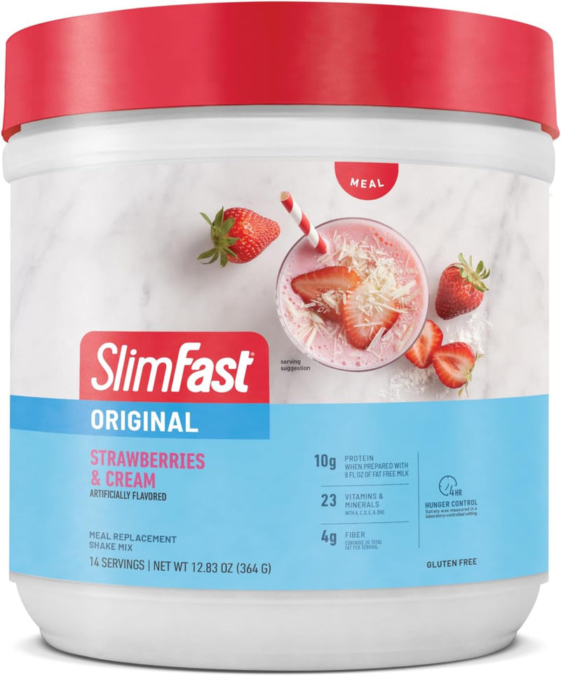 SlimFast Original Meal Replacement Powder – Strawberries & Cream