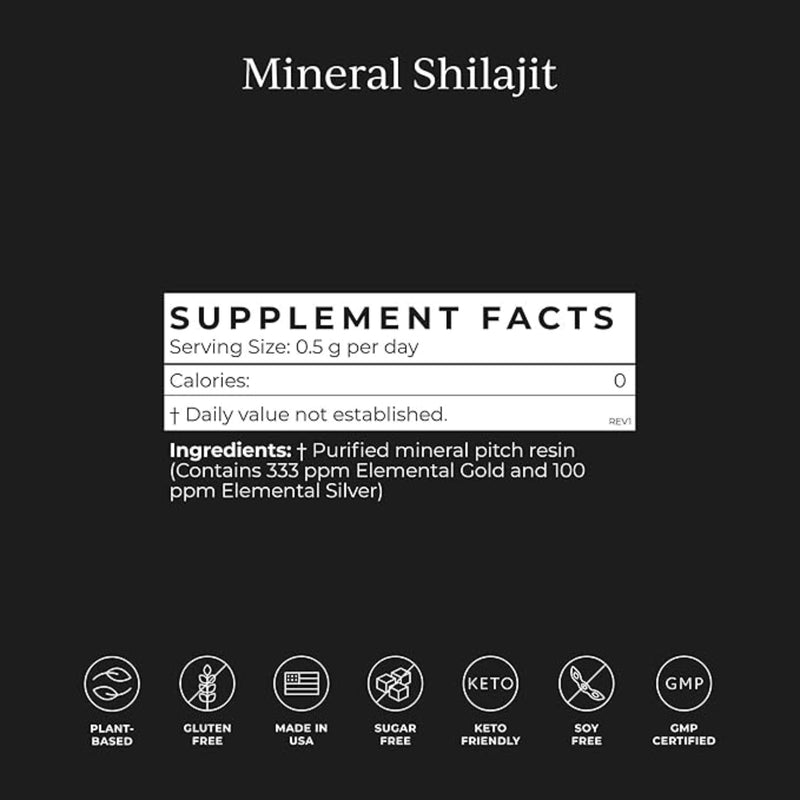 Cymbiotika Pure Himalayan Shilajit Resin