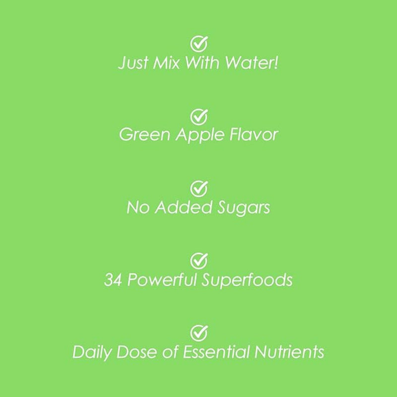 Skinny Greens™ Green Apple – Green Juice Superfood Powder