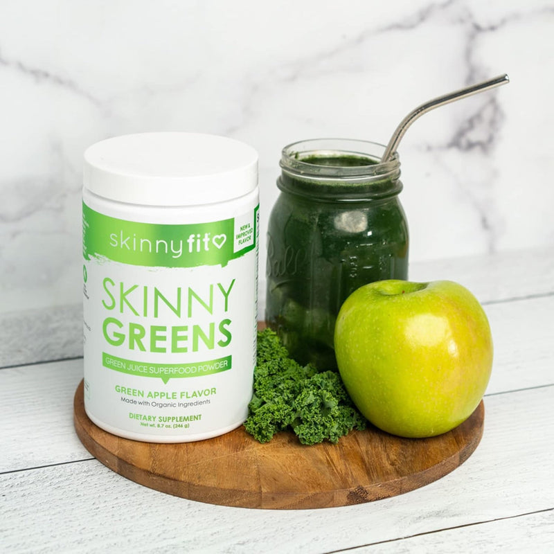 Skinny Greens™ Green Apple – Green Juice Superfood Powder
