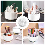 360° Rotating Makeup Organizer – Desktop Storage Stand